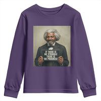 Frederick Douglass Quote Youth Sweatshirt If There Is No Struggle There Is No Progress - Wonder Print Shop