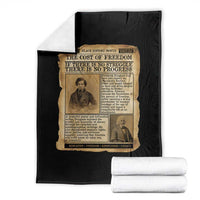 If There Is No Struggle No Progress Throw Blanket Frederick Douglass Newspaper - Wonder Print Shop