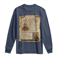 If There Is No Struggle No Progress Long Sleeve Shirt Frederick Douglass Newspaper - Wonder Print Shop