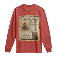 If There Is No Struggle No Progress Long Sleeve Shirt Frederick Douglass Newspaper - Wonder Print Shop