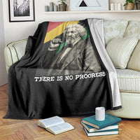 Frederick Douglass Struggle And Progress Throw Blanket Inspirational Black History - Wonder Print Shop