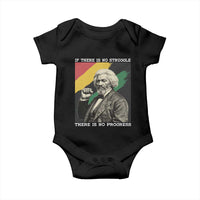 Frederick Douglass Struggle And Progress Baby Onesie Inspirational Black History - Wonder Print Shop