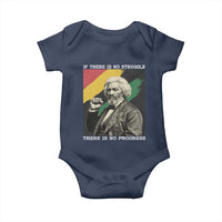 Frederick Douglass Struggle And Progress Baby Onesie Inspirational Black History - Wonder Print Shop