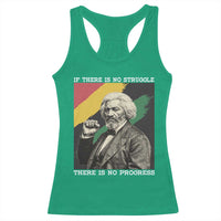 Frederick Douglass Struggle And Progress Racerback Tank Top Inspirational Black History - Wonder Print Shop