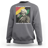 Frederick Douglass Struggle And Progress Sweatshirt Inspirational Black History - Wonder Print Shop