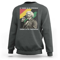 Frederick Douglass Struggle And Progress Sweatshirt Inspirational Black History - Wonder Print Shop