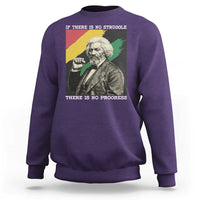 Frederick Douglass Struggle And Progress Sweatshirt Inspirational Black History - Wonder Print Shop