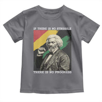 Frederick Douglass Struggle And Progress Toddler T Shirt Inspirational Black History - Wonder Print Shop