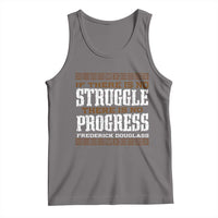 Frederick Douglass Empowerment Quote Gift Tank Top No Struggle No Progress - Wonder Print Shop