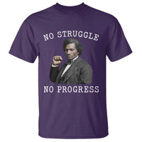 Frederick Douglass Quote T Shirt No Struggle No Progress - Wonder Print Shop