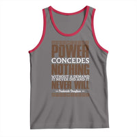 Frederick Douglass Tank Top Power Concedes Nothing Without A Demand - Wonder Print Shop