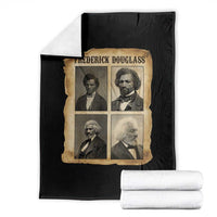 The Life Of Frederick Douglass Throw Blanket Historical Black History - Wonder Print Shop