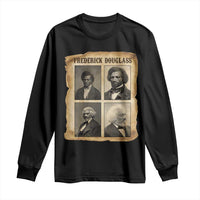 The Life Of Frederick Douglass Long Sleeve Shirt Historical Black History - Wonder Print Shop
