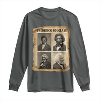 The Life Of Frederick Douglass Long Sleeve Shirt Historical Black History - Wonder Print Shop