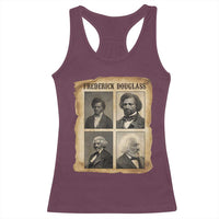 The Life Of Frederick Douglass Racerback Tank Top Historical Black History - Wonder Print Shop