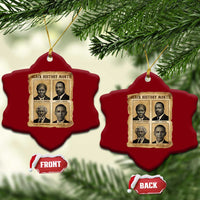 Vintage Black History Heroes Ceramic Ornament Strong Black Pride - Wonder Print Shop