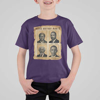 Vintage Black History Heroes T Shirt For Kid Strong Black Pride - Wonder Print Shop