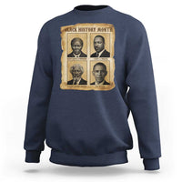 Vintage Black History Heroes Sweatshirt Strong Black Pride - Wonder Print Shop