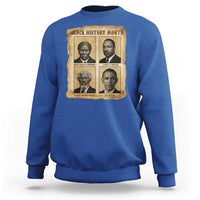 Vintage Black History Heroes Sweatshirt Strong Black Pride - Wonder Print Shop