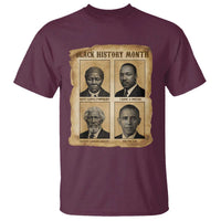 Vintage Black History Heroes T Shirt Strong Black Pride - Wonder Print Shop