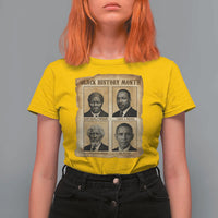 Vintage Black History Heroes T Shirt For Women Strong Black Pride - Wonder Print Shop