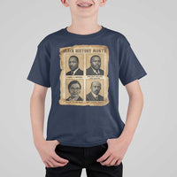 Vintage African American Heroes T Shirt For Kid Black Pride Inspiration - Wonder Print Shop