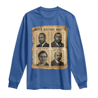 Vintage African American Heroes Long Sleeve Shirt Black Pride Inspiration - Wonder Print Shop