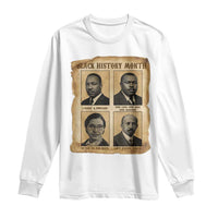 Vintage African American Heroes Long Sleeve Shirt Black Pride Inspiration - Wonder Print Shop