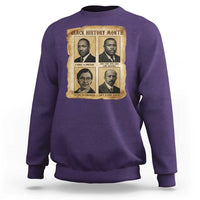 Vintage African American Heroes Sweatshirt Black Pride Inspiration - Wonder Print Shop