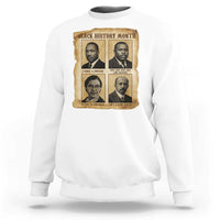 Vintage African American Heroes Sweatshirt Black Pride Inspiration - Wonder Print Shop