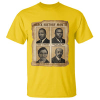 Vintage African American Heroes T Shirt Black Pride Inspiration - Wonder Print Shop