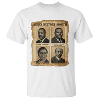 Vintage African American Heroes T Shirt Black Pride Inspiration - Wonder Print Shop