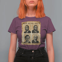Vintage African American Heroes T Shirt For Women Black Pride Inspiration - Wonder Print Shop