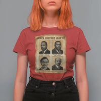 Vintage African American Heroes T Shirt For Women Black Pride Inspiration - Wonder Print Shop