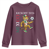 Mexico Soccer Pride Jaguar Kickoff 2026 Youth Sweatshirt