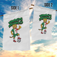 Vamos Mexico Fierce Leopard Garden Flag Soccer 2026 Fan Gift