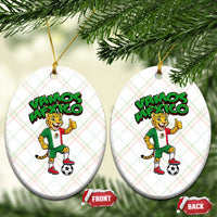 Vamos Mexico Fierce Leopard Ceramic Ornament Soccer 2026 Fan Gift