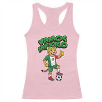 Vamos Mexico Fierce Leopard Racerback Tank Top Soccer 2026 Fan Gift