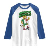 Vamos Mexico Fierce Leopard Raglan Shirt Soccer 2026 Fan Gift