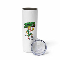 Vamos Mexico Fierce Leopard Skinny Tumbler Soccer 2026 Fan Gift