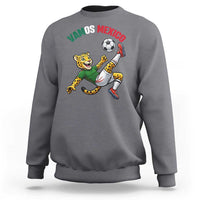 Vamos Mexico Fierce Leopard Soccer 2026 Sweatshirt Mexican Fan Gift