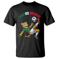 Vamos Mexico Fierce Leopard Soccer 2026 T Shirt Mexican Fan Gift