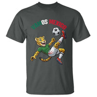 Vamos Mexico Fierce Leopard Soccer 2026 T Shirt Mexican Fan Gift