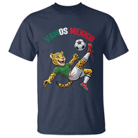 Vamos Mexico Fierce Leopard Soccer 2026 T Shirt Mexican Fan Gift