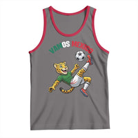 Vamos Mexico Fierce Leopard Soccer 2026 Tank Top Mexican Fan Gift