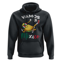 Vamos Mexico Taco Playing Soccer Hoodie Mexican Fan Gift