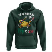 Vamos Mexico Taco Playing Soccer Hoodie Mexican Fan Gift