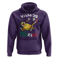 Vamos Mexico Taco Playing Soccer Hoodie Mexican Fan Gift