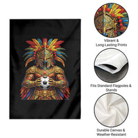 Legendary Tribal Soccer Warrior Garden Flag Football Lover