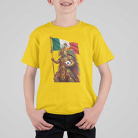 Legendary Mexican Soccer Warrior Pride T Shirt For Kid
